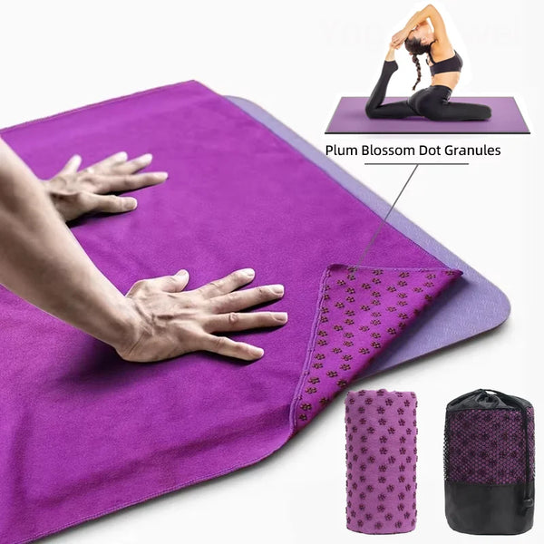 Premium Non-Slip Pilates Mat Towel