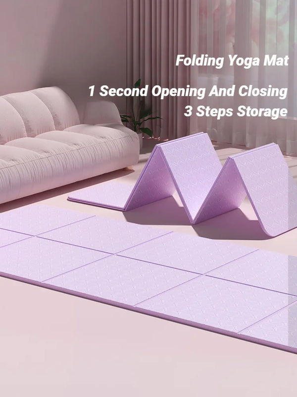Foldable Pilates Mat with Carry Strap