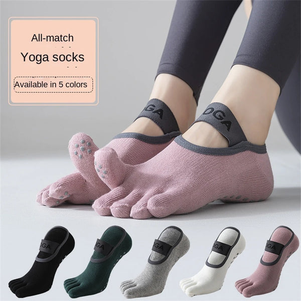 Open-Toe Barre Grip Socks