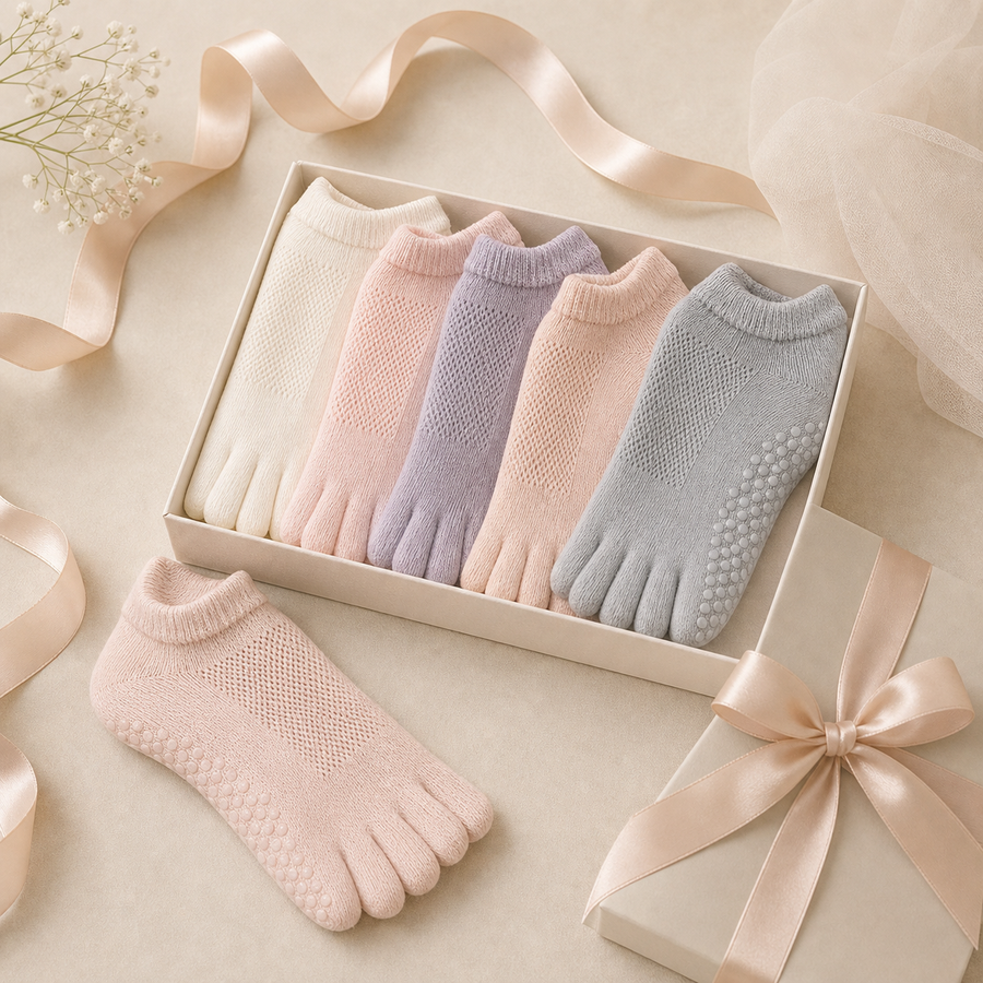 Bridal Balletcore Grip Sock Gift Set generated product photo