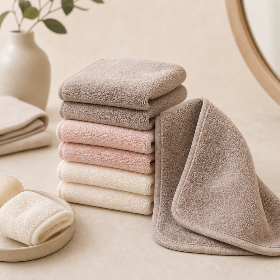 Reusable Microfiber Face Towel Set generated product photo