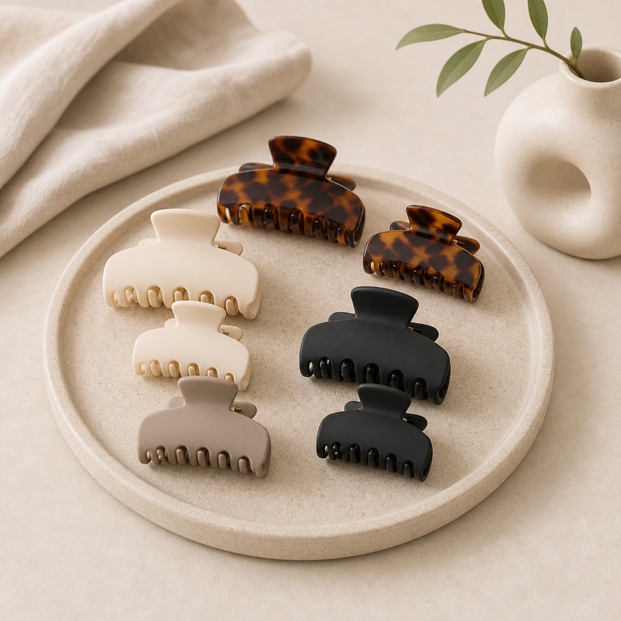 Minimal Hair Claw Clip Set generated product photo