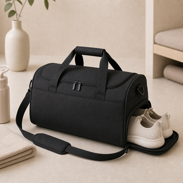 Compact Gym Bag with Shoe Compartment generated product photo