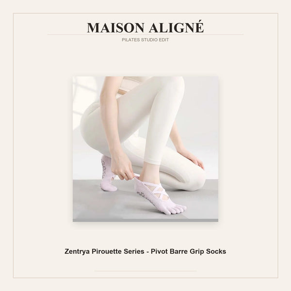 Zentrya Pirouette Series — Pivot Barre Grip Socks | Maison Aligné