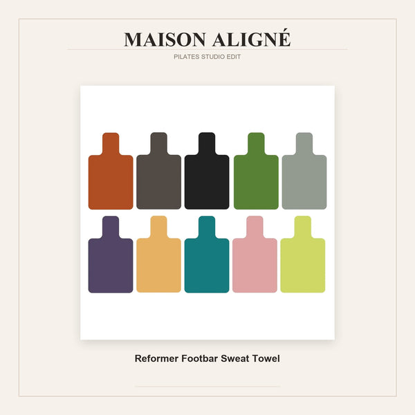 Reformer Footbar Sweat Towel | Maison Aligné