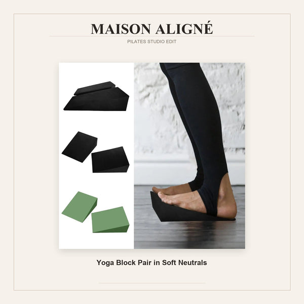 Yoga Block Pair in Soft Neutrals | Maison Aligné