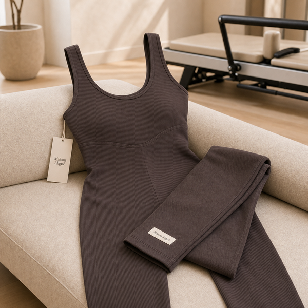 Longline Barre Unitard by Maison Aligné
