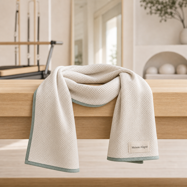 Premium Non-Slip Pilates Mat Towel by Maison Aligné