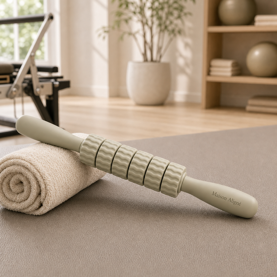 Foldable Pilates Mat with Carry Strap by Maison Aligné