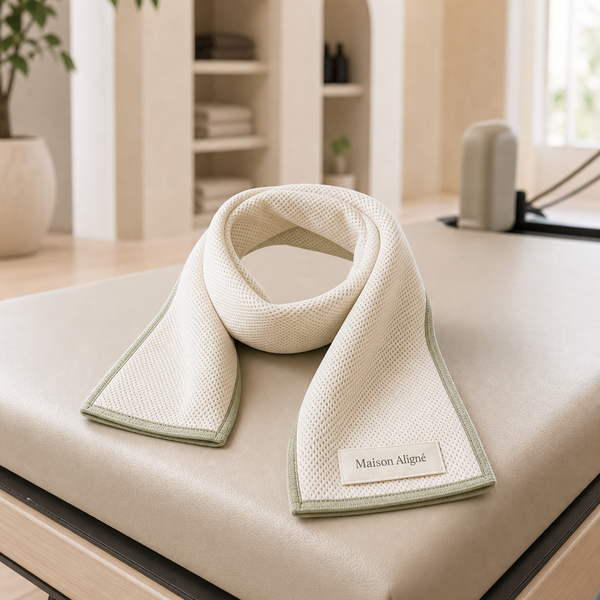 Cooling Neck Towel for Studio Workouts by Maison Aligné