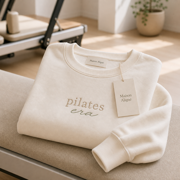 Personalized Pilates Era Sweatshirt by Maison Aligné