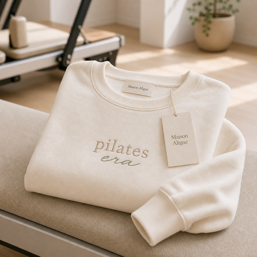 Personalized Pilates Era Sweatshirt by Maison Aligné