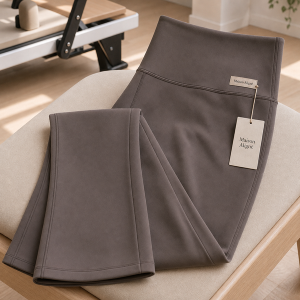 Bootcut High-Waist Yoga Pants by Maison Aligné