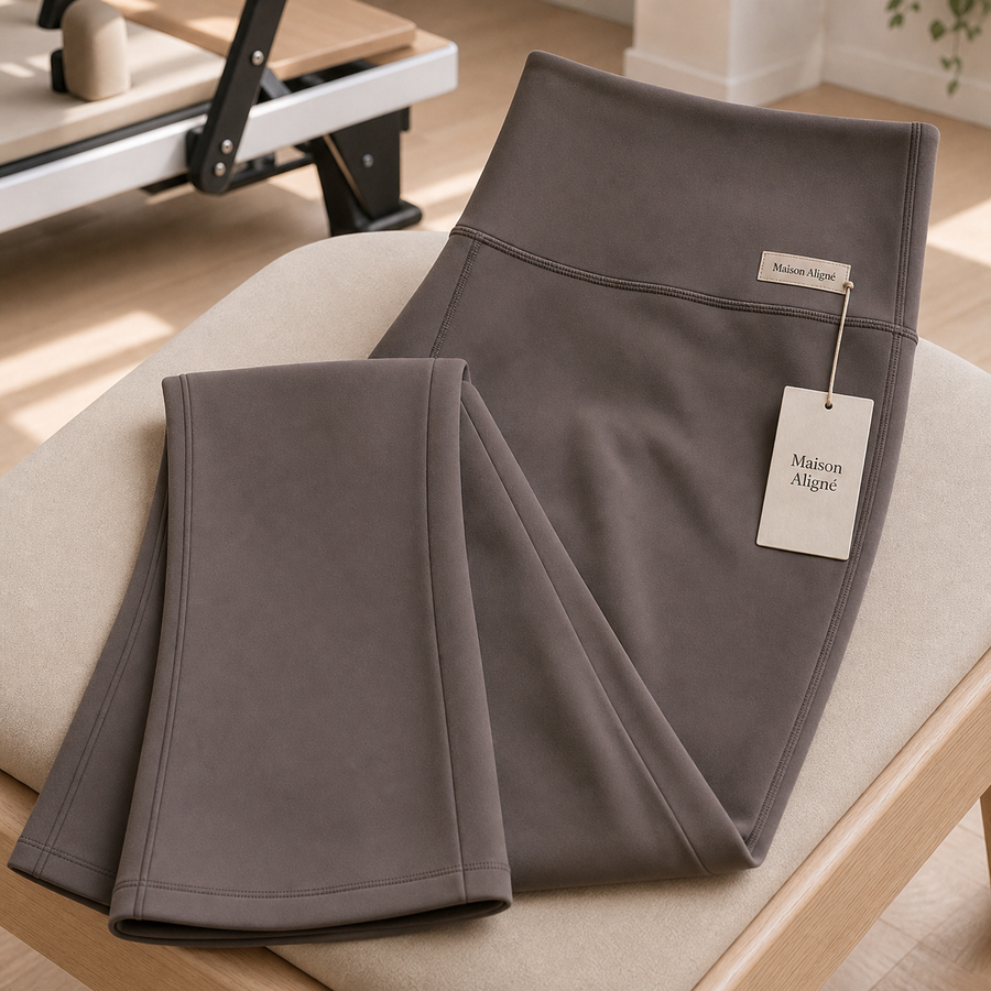 Bootcut High-Waist Yoga Pants by Maison Aligné